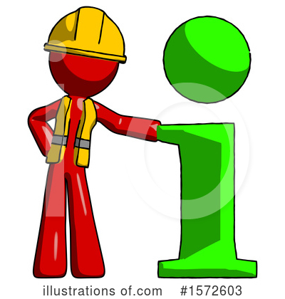 Royalty-Free (RF) Red Design Mascot Clipart Illustration by Leo Blanchette - Stock Sample #1572603