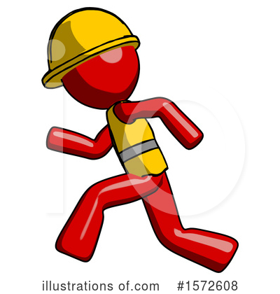 Royalty-Free (RF) Red Design Mascot Clipart Illustration by Leo Blanchette - Stock Sample #1572608
