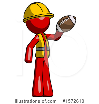 Royalty-Free (RF) Red Design Mascot Clipart Illustration by Leo Blanchette - Stock Sample #1572610