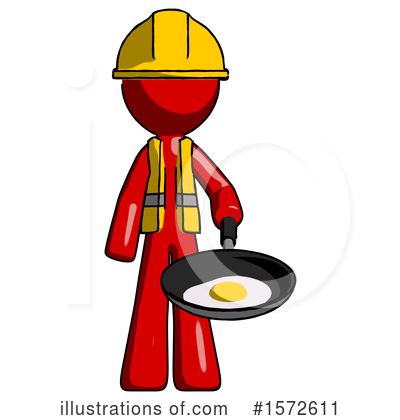 Royalty-Free (RF) Red Design Mascot Clipart Illustration by Leo Blanchette - Stock Sample #1572611