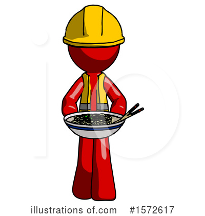 Royalty-Free (RF) Red Design Mascot Clipart Illustration by Leo Blanchette - Stock Sample #1572617