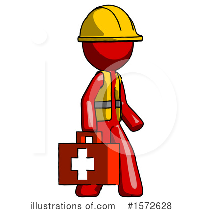 Royalty-Free (RF) Red Design Mascot Clipart Illustration by Leo Blanchette - Stock Sample #1572628