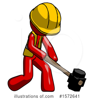 Royalty-Free (RF) Red Design Mascot Clipart Illustration by Leo Blanchette - Stock Sample #1572641