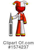 Red Design Mascot Clipart #1574237 by Leo Blanchette
