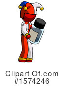 Red Design Mascot Clipart #1574246 by Leo Blanchette