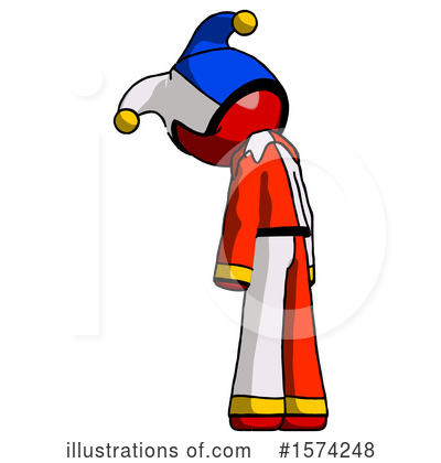 Royalty-Free (RF) Red Design Mascot Clipart Illustration by Leo Blanchette - Stock Sample #1574248
