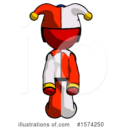 Royalty-Free (RF) Red Design Mascot Clipart Illustration by Leo Blanchette - Stock Sample #1574250