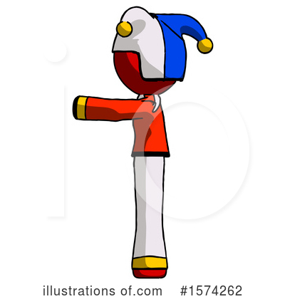 Royalty-Free (RF) Red Design Mascot Clipart Illustration by Leo Blanchette - Stock Sample #1574262