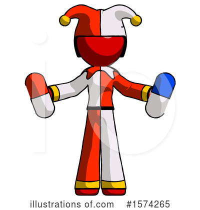 Royalty-Free (RF) Red Design Mascot Clipart Illustration by Leo Blanchette - Stock Sample #1574265