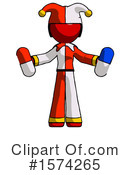 Red Design Mascot Clipart #1574265 by Leo Blanchette