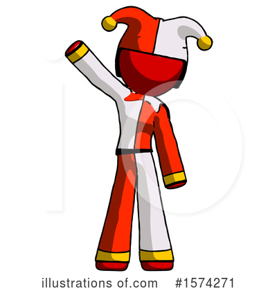 Royalty-Free (RF) Red Design Mascot Clipart Illustration by Leo Blanchette - Stock Sample #1574271