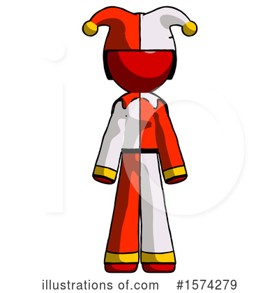 Royalty-Free (RF) Red Design Mascot Clipart Illustration by Leo Blanchette - Stock Sample #1574279