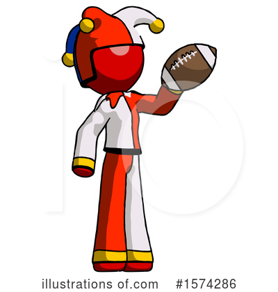 Royalty-Free (RF) Red Design Mascot Clipart Illustration by Leo Blanchette - Stock Sample #1574286