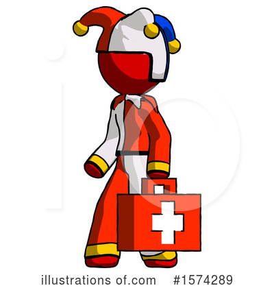 Royalty-Free (RF) Red Design Mascot Clipart Illustration by Leo Blanchette - Stock Sample #1574289