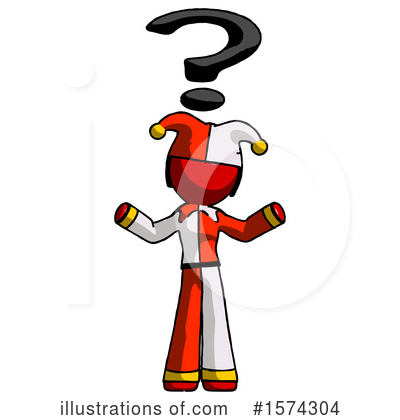 Royalty-Free (RF) Red Design Mascot Clipart Illustration by Leo Blanchette - Stock Sample #1574304