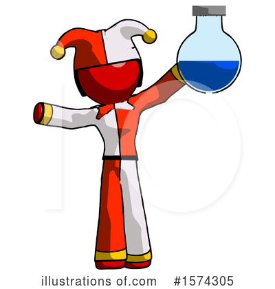 Royalty-Free (RF) Red Design Mascot Clipart Illustration by Leo Blanchette - Stock Sample #1574305