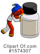 Red Design Mascot Clipart #1574307 by Leo Blanchette