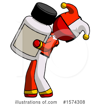 Royalty-Free (RF) Red Design Mascot Clipart Illustration by Leo Blanchette - Stock Sample #1574308