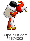 Red Design Mascot Clipart #1574308 by Leo Blanchette