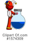 Red Design Mascot Clipart #1574309 by Leo Blanchette