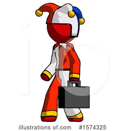 Royalty-Free (RF) Red Design Mascot Clipart Illustration by Leo Blanchette - Stock Sample #1574325