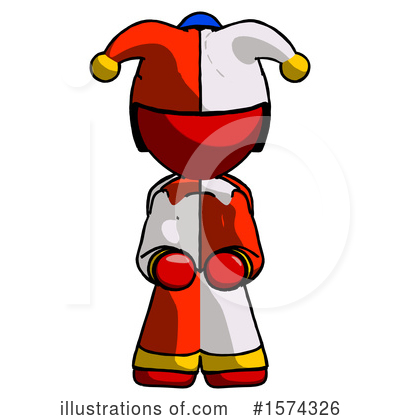 Royalty-Free (RF) Red Design Mascot Clipart Illustration by Leo Blanchette - Stock Sample #1574326