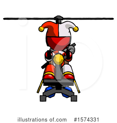 Royalty-Free (RF) Red Design Mascot Clipart Illustration by Leo Blanchette - Stock Sample #1574331
