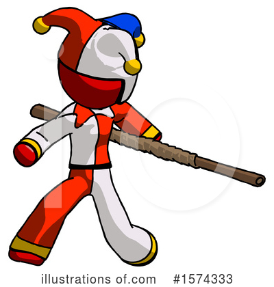 Royalty-Free (RF) Red Design Mascot Clipart Illustration by Leo Blanchette - Stock Sample #1574333