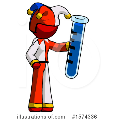 Royalty-Free (RF) Red Design Mascot Clipart Illustration by Leo Blanchette - Stock Sample #1574336