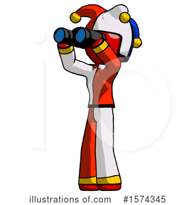 Royalty-Free (RF) Red Design Mascot Clipart Illustration by Leo Blanchette - Stock Sample #1574345