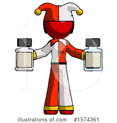 Royalty-Free (RF) Red Design Mascot Clipart Illustration by Leo Blanchette - Stock Sample #1574361