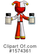 Red Design Mascot Clipart #1574361 by Leo Blanchette