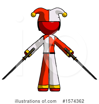 Royalty-Free (RF) Red Design Mascot Clipart Illustration by Leo Blanchette - Stock Sample #1574362
