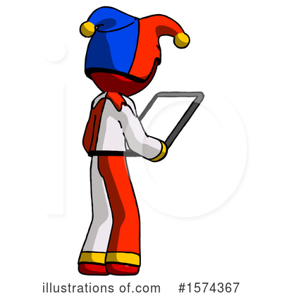 Royalty-Free (RF) Red Design Mascot Clipart Illustration by Leo Blanchette - Stock Sample #1574367