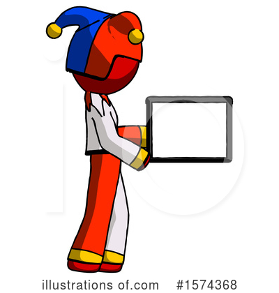 Royalty-Free (RF) Red Design Mascot Clipart Illustration by Leo Blanchette - Stock Sample #1574368