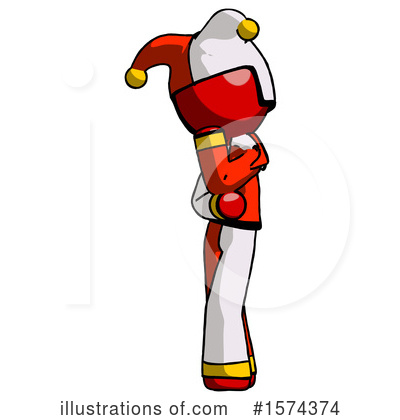 Royalty-Free (RF) Red Design Mascot Clipart Illustration by Leo Blanchette - Stock Sample #1574374