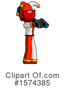 Red Design Mascot Clipart #1574385 by Leo Blanchette