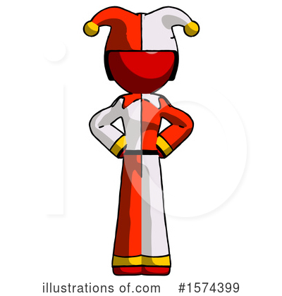 Royalty-Free (RF) Red Design Mascot Clipart Illustration by Leo Blanchette - Stock Sample #1574399