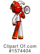 Red Design Mascot Clipart #1574404 by Leo Blanchette