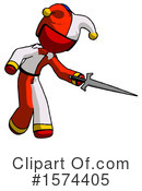 Red Design Mascot Clipart #1574405 by Leo Blanchette