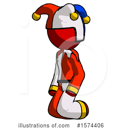 Royalty-Free (RF) Red Design Mascot Clipart Illustration by Leo Blanchette - Stock Sample #1574406