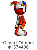 Red Design Mascot Clipart #1574406 by Leo Blanchette