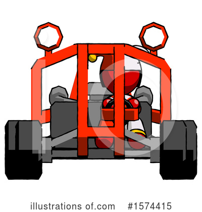 Royalty-Free (RF) Red Design Mascot Clipart Illustration by Leo Blanchette - Stock Sample #1574415