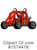Red Design Mascot Clipart #1574416 by Leo Blanchette