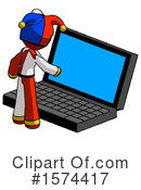 Red Design Mascot Clipart #1574417 by Leo Blanchette