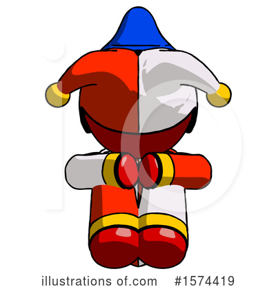 Royalty-Free (RF) Red Design Mascot Clipart Illustration by Leo Blanchette - Stock Sample #1574419