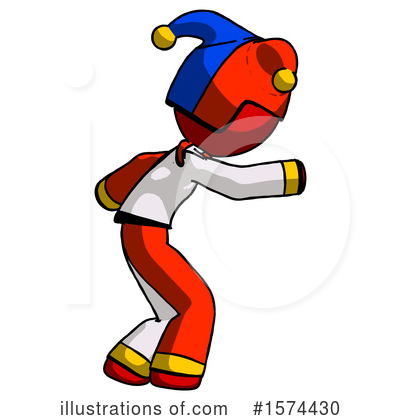 Royalty-Free (RF) Red Design Mascot Clipart Illustration by Leo Blanchette - Stock Sample #1574430