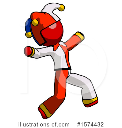 Royalty-Free (RF) Red Design Mascot Clipart Illustration by Leo Blanchette - Stock Sample #1574432