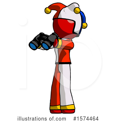 Royalty-Free (RF) Red Design Mascot Clipart Illustration by Leo Blanchette - Stock Sample #1574464