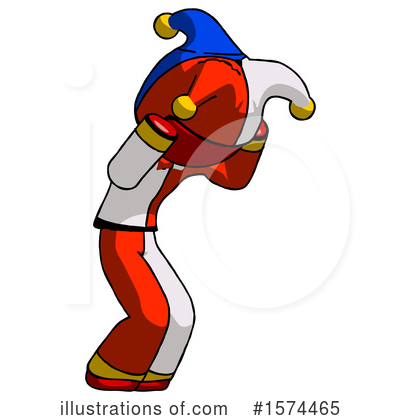 Royalty-Free (RF) Red Design Mascot Clipart Illustration by Leo Blanchette - Stock Sample #1574465